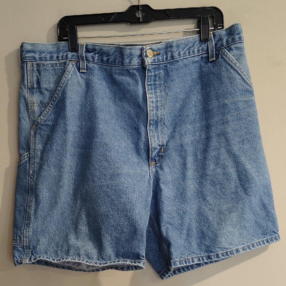 Vintage Carhartt Men's 40 Blue Denim Carpenter Jean Shorts
